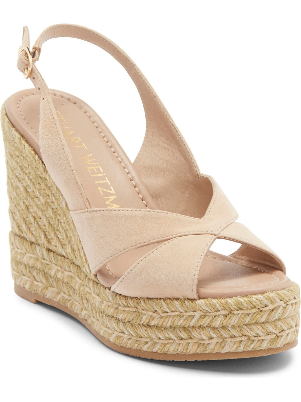Stuart Weitzman Carmen Espadrille Wedge Sandal Size 8